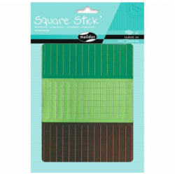 Mozaiek stickers 1cm groen/bruin252s