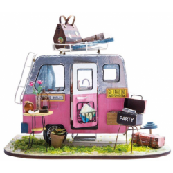Set Miniatuur DIY Happy Camper