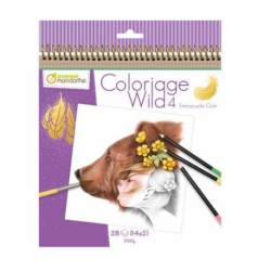 Kleurboek Coloriage Wild 4 E. Colin