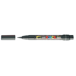 Viltstift Posca  penseel punt 1-10mm zwart