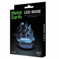 MetalEarth Blue LED Display Base with USB and batt