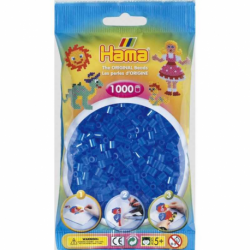 Hama-parels 1000st transp.blauw 15