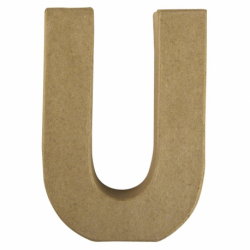 Eco-shape letter 15cm hoog U