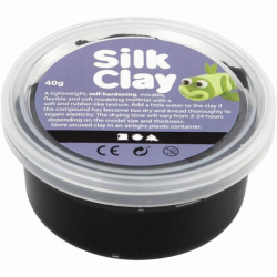 Silk Clay 40gr. zwart