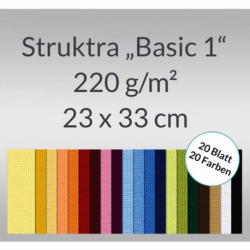 STRUKTURA BASIC 1, 220G.23x33CM,20BL.20F.S.