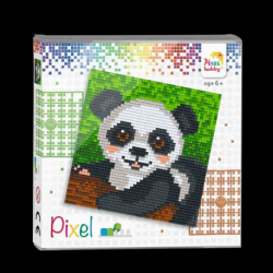pixel pakket Set 4 kleine basispl. - Panda 44007