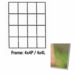 Pixel kader aluminium 4x4p 704044