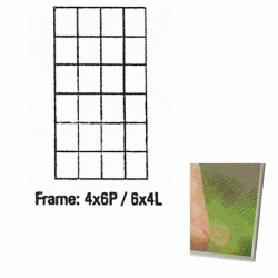 Pixel kader aluminium 4x6p 704064
