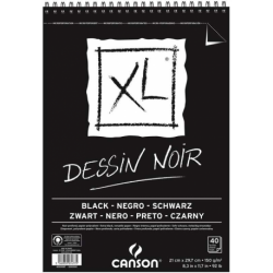 Tekenblok Canson A4 zwart 150gr 40vellen