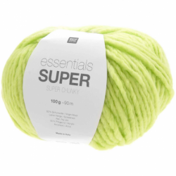 ESSENTIALS SUPER SUPER CHUNKY 048 Neon Geel 100gr