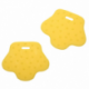 Teether feet - material: TPE - yellow-70 mm/2st