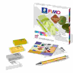 Fimo leather-effect DIY set - pen case