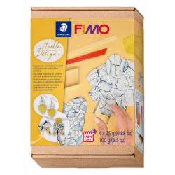 Fimo how-to-create-set Marble Design
