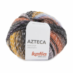 AZTECA 7887 Lila-Oranje-Geel 100 gr