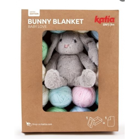 Haakpakket Bunny Blanket Baby Love + patroon