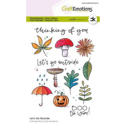 CraftEmotions clearstamps A6 - Lets Go Outside Ca