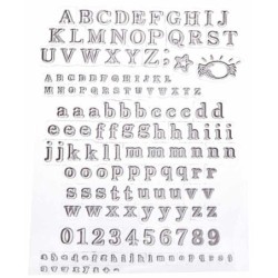 Clear Stamps ABC div. formaten