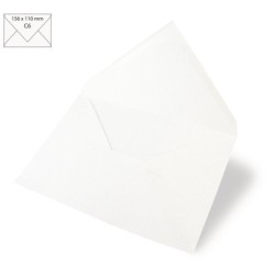 Envelop C6 15,6x11cm wit       /5st